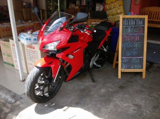 ขายครับ CBR500R ปี2014 รถเดิมๆ เครื่องเงียบๆ ประหยัดน้ำมัน สภาพพร้อมใช้