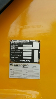 รถเกรด ยี่ห้อว่อนโว่ รุ่น G940 ปี 2006 รถเกรด ยี่ห้อว่อนโว่ รุ่น G940 ปี 2006