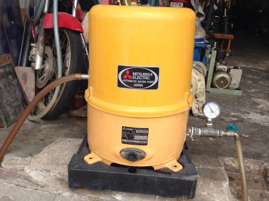 ขายปั้มน้ำอัตโนมัติ Mitsubishi 200W สภาพสวย วิ่งนิ่ม ตรวจเช็คแรงดันเรียบร้อยแล้ว ไม่มีรั่วซึม พร้อมใช้งาน