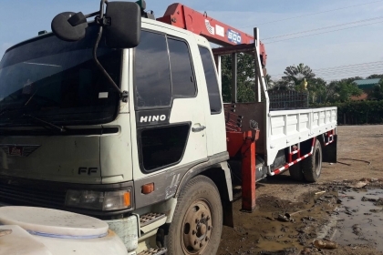 ขายรถบรรทุกหกล้อฮีโน่FF3H เครื่อง 195 แรงม้าHo7d แน่นมากๆๆติดเครนยูนิค 5 ตันท้องวี 3 ปลอก 2 ชักสวยๆๆ ขายรถบรรทุกหกล้อฮีโน่FF3H เครื่อง 195 แรงม้าHo7d แน่นมากๆๆติดเครนยูนิค 5 ตันท้องวี 3 ปลอก 2 ชักสวยๆๆ