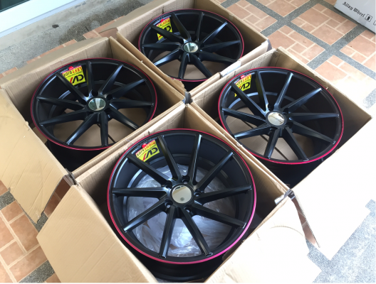 ล้อใหม่ Vossen ขอบ18 สีดำ รุ่นใหม่ล่าสุด ราคาเร้าใจ
