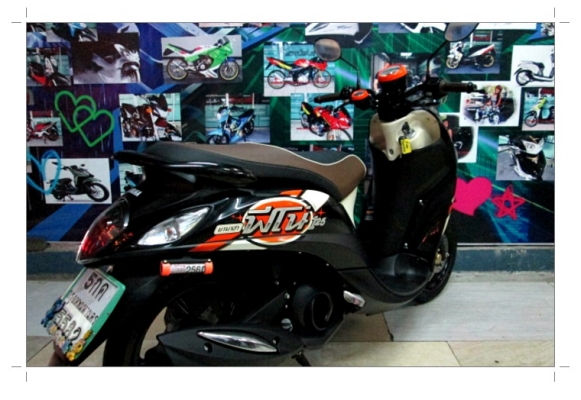 Fino125 i สีดำ อมตะสุดๆ ตัวท๊อปล้อแม็ก รุ่นใหม่ล่าสุด รถปี 59 ไมล์ 1 พันโล น้องๆมือ 1 ราคามือ 2 (ผ่อนได้) 38900