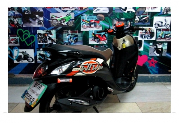 Fino125 i สีดำ อมตะสุดๆ ตัวท๊อปล้อแม็ก รุ่นใหม่ล่าสุด รถปี 59 ไมล์ 1 พันโล น้องๆมือ 1 ราคามือ 2 (ผ่อนได้) 38900