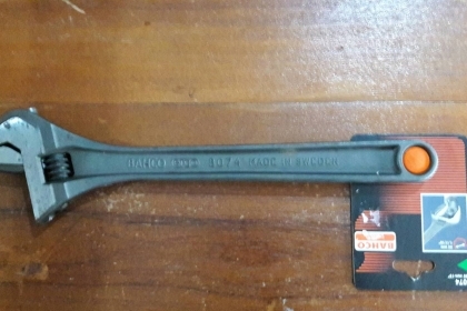 ขายประแจเลื่อน BAHCO 15" MADE IN SWEDEN.งานเก่าเก็บแท้ๆ