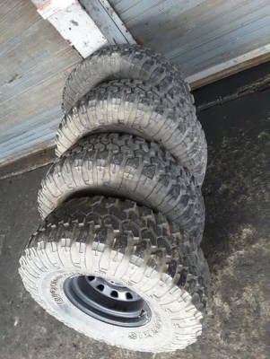 ล้อกะทะ Rock + Maxxis MT 35/12.5/15 สวยๆ 1ชุด