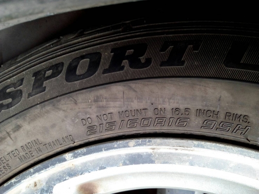 215/60R16  DUNLOP SP SPORT LM-703  แม๊กHONDA  ชุด 4 ล้อ tel.081-427-3941