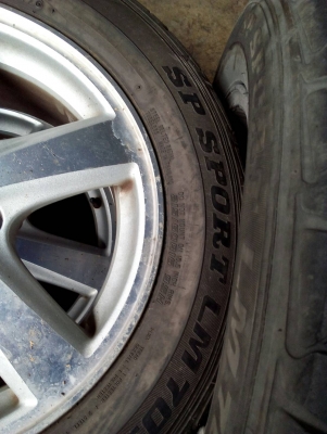 215/60R16  DUNLOP SP SPORT LM-703  แม๊กHONDA  ชุด 4 ล้อ tel.081-427-3941