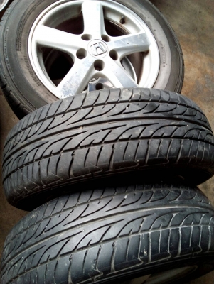 215/60R16  DUNLOP SP SPORT LM-703  แม๊กHONDA  ชุด 4 ล้อ tel.081-427-3941