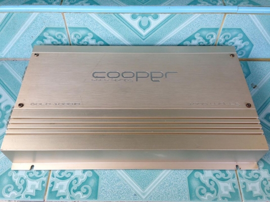 แอมป์คลาสดี cooper GOLD 2000.1D(สีทอง)