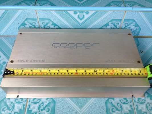แอมป์คลาสดี cooper GOLD 2000.1D(สีทอง)