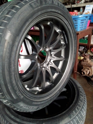 265/50R20  แม๊กพร้อมยาง มี 3 ล้อ tel.081-427-3941