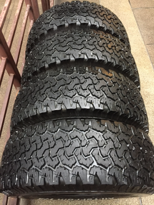 ยาง All BF Goodrich 265 65 17 ปลายปี13 ดอกเต็ม ติดหนวดทุกเส้น ราคาไม่แพง
