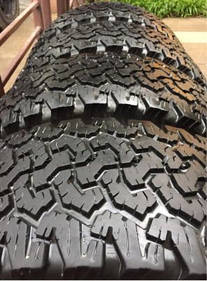 ยาง All BF Goodrich 265 65 17 ปลายปี13 ดอกเต็ม ติดหนวดทุกเส้น ราคาไม่แพง