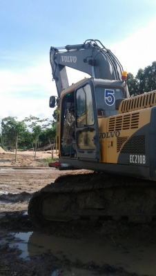 ขายรถแบคโฮ VOLVO EC210B เอกสารเล่มทะเบียน ราคา 1250000