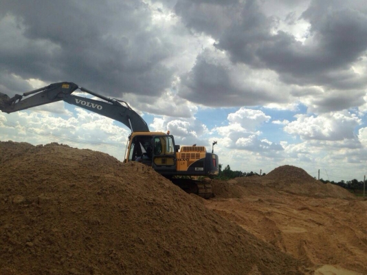 ขายรถแบคโฮ VOLVO EC210B เอกสารเล่มทะเบียน ราคา 1250000