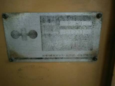 KOMATSU PC 80-2 KOMATSU PC 80-2