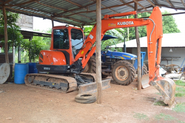 ขายดาวน์หรือตัดสดรถแบคโฮ kobota kx161-3 โทร.081-266-9321