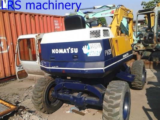 รถแบคโฮล้อยาง KOMATSU รุ่น PW 20 -1 รถแบคโฮล้อยาง KOMATSU รุ่น PW 20 -1