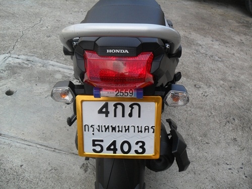 HONDA ZOOMER-X สีฟ้า ตัวท๊อปสุด รุ่นใหม่ล่าสุด คอมบายเบรค ปลายปี ธ.ค 2558