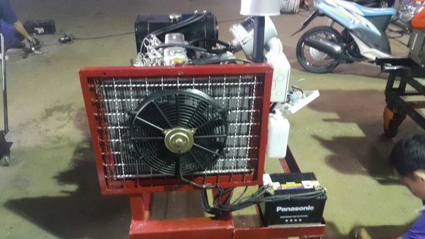 เครื่องสูบนํ้าขนาดใหญ่เครื่องยนต์อีซูสุ 2200