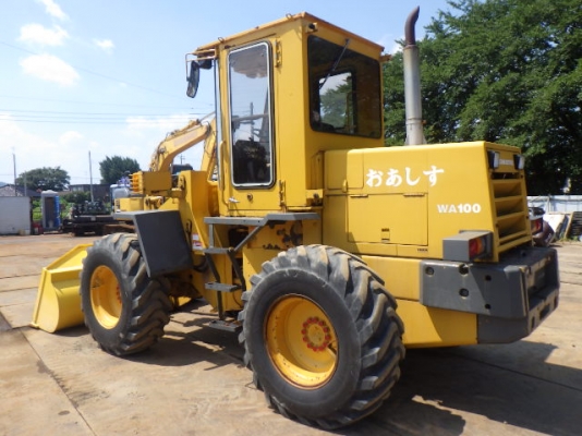 ขายรถตัก KOMATSU WA100-1 นำเข้าจากญี่ปุ่น