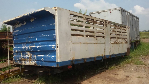 ขายด่วนกระบะดั๊มครบชุด ถอดลงจากสิงห์ไฮเทคแกน100มิล ยาว6ม.กว้าง2.50ม.สูง170พร้อมใช้