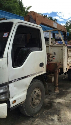 หกล้อ อีซูชุ NQR175ยูโร2ปี52ดั้มสามมิต5คิว ติดเครน 3ตัน 3ปอก 2ชัก กะบะดั้มยาว3.80ม สภาพดีเดิมๆสวยพร้อมใช้ ทะเบียนพร้อมโอน