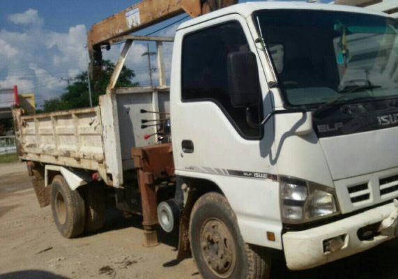 หกล้อ อีซูชุ NQR175ยูโร2ปี52ดั้มสามมิต5คิว ติดเครน 3ตัน 3ปอก 2ชัก กะบะดั้มยาว3.80ม สภาพดีเดิมๆสวยพร้อมใช้ ทะเบียนพร้อมโอน