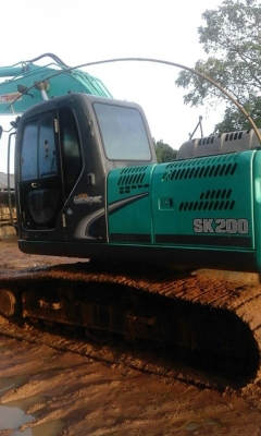 ขายรถขุดแบ็คโค KOBELCO SK200-8super YN12 ทำงานหมื่นห้าพัน ชม. ช่วงล่างดี ไฟฟ้าครบ เอกสารทะเบียน