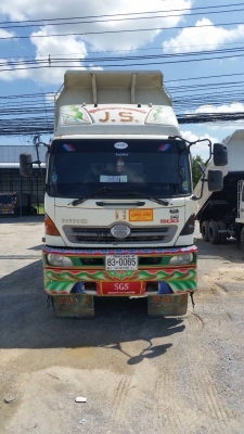 ขายรถพ่วงดัมพ์ Hino 500 เครื่อง 344 แรง ปี 54 กระบะดัมพ์อู่ซีทีทรัค ลูก 3 เพลาแท้ ยาง 80\% รถพร้อมใช้งาน
