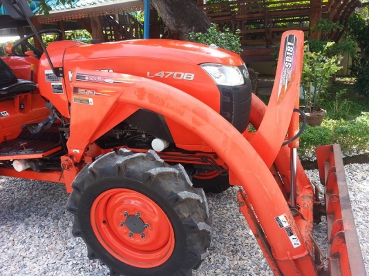 คูโบต้า L4708 4 WD ใบมีดดันหน้า ผานหลัง ปี 2556