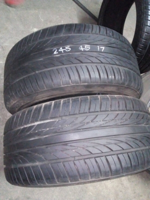 245/45R17  MARSHEL  ปี14 มี 2 เส้น.  tel.081-427-3941