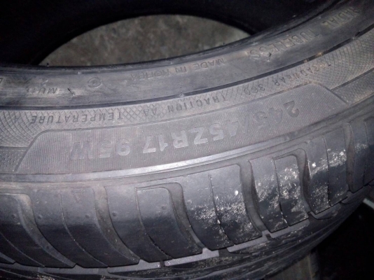 245/45R17  MARSHEL  ปี14 มี 2 เส้น.  tel.081-427-3941