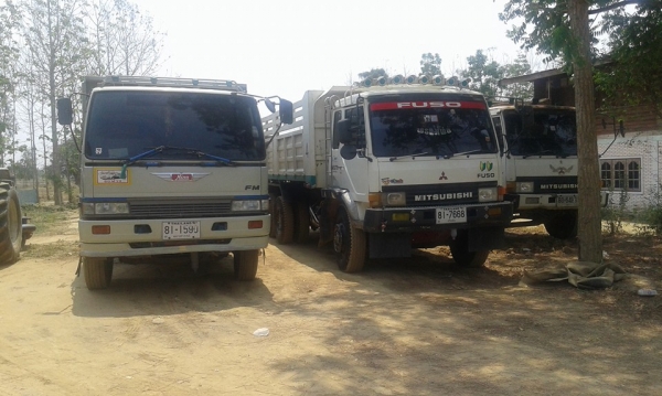 รถแม็คโคร&amp;สิบล้อ ให้เช่า รับเหม่าถมที่ ลอกคลอง