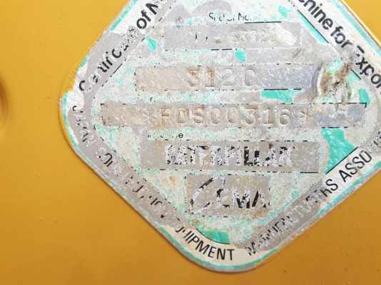 ขาย!! >>> CAT 312C <<< พร้อมใช้งาน อยู่ จันทบุรี ราคา 1,450,000 บาท