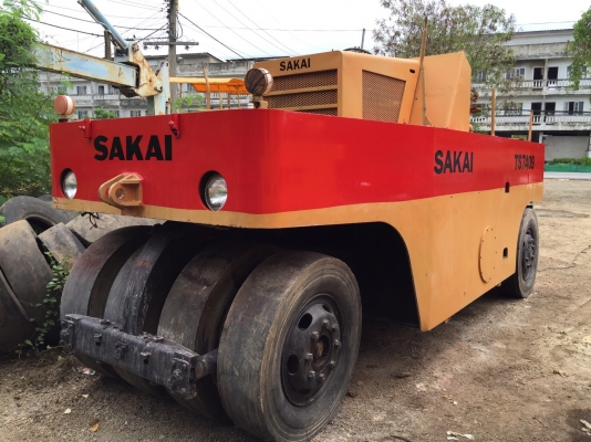 ขายด่วนรถบด9ล้อSAKAI TS7409 พร้อมใช้งาน เล่มทะเบียน