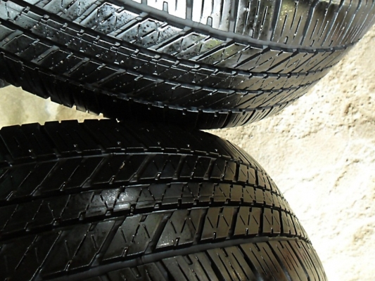 ยาง17กระบะสูง บริดสโตน265-65-R17ลงพื้นปี14 (4เส้น 3,900)ดอกหนา1 ซม.