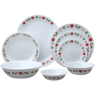 ขายจานชุด ยี่ห้อCORELLE 76ชิ้น ของใหม่ จากนอก
