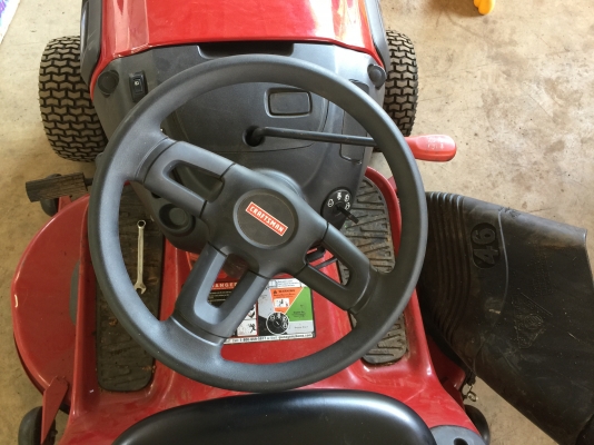 รถตัดหญ้า 21แรง Craftsman รุ่นแพลตตินั่ม ฝาครอบเครื่องเป็นเหล็ก