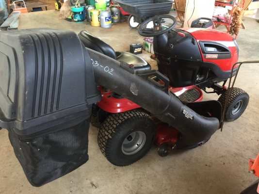 รถตัดหญ้า 21แรง Craftsman รุ่นแพลตตินั่ม ฝาครอบเครื่องเป็นเหล็ก