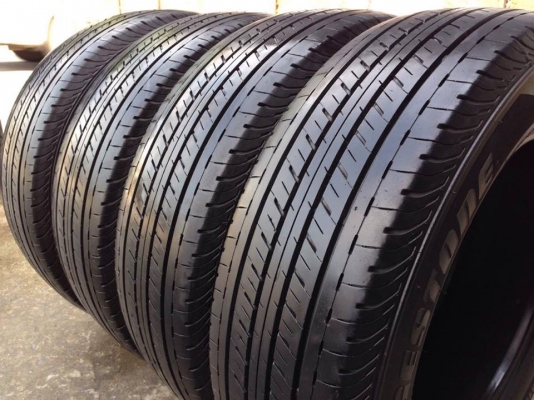 ยาง Bridgstone 215-65-16 ปี 15 ครบชุด 4 เส้น 6500 สภาพสวยๆไม่มีปะไม่บวมไม่กินข้าง ดอกยางเหลือเยอะเอาไปวิ่งกันใด้อีกยาวค่ะ