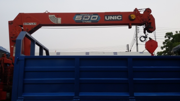 .HINO.FL1J-เครื่อง.JO8C.เครนยูนิค.5ตัน.4ปลอก.ท้องV.ช่วงยาว.7,50เมตร.สภาพสวย.พร้อมใช้.ราคา.1,385,000.บ