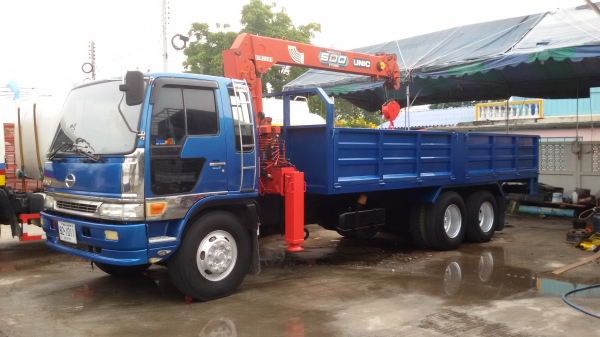 .HINO.FL1J-เครื่อง.JO8C.เครนยูนิค.5ตัน.4ปลอก.ท้องV.ช่วงยาว.7,50เมตร.สภาพสวย.พร้อมใช้.ราคา.1,385,000.บ