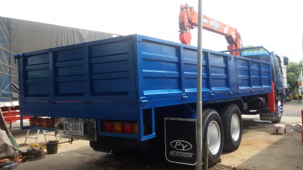 .HINO.FL1J-เครื่อง.JO8C.เครนยูนิค.5ตัน.4ปลอก.ท้องV.ช่วงยาว.7,50เมตร.สภาพสวย.พร้อมใช้.ราคา.1,385,000.บ