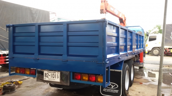 .HINO.FL1J-เครื่อง.JO8C.เครนยูนิค.5ตัน.4ปลอก.ท้องV.ช่วงยาว.7,50เมตร.สภาพสวย.พร้อมใช้.ราคา.1,385,000.บ