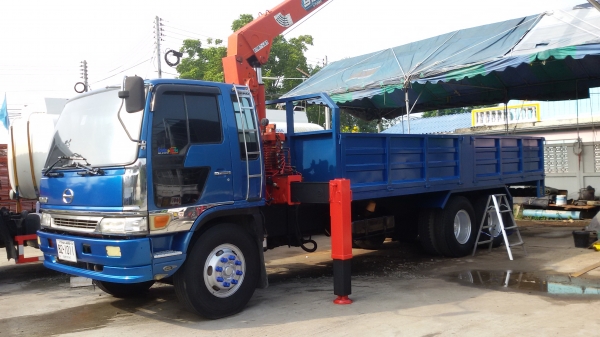 .HINO.FL1J-เครื่อง.JO8C.เครนยูนิค.5ตัน.4ปลอก.ท้องV.ช่วงยาว.7,50เมตร.สภาพสวย.พร้อมใช้.ราคา.1,385,000.บ