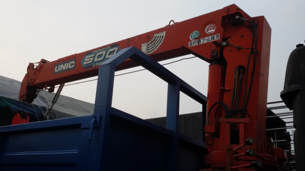 .HINO.FL1J-เครื่อง.JO8C.เครนยูนิค.5ตัน.4ปลอก.ท้องV.ช่วงยาว.7,50เมตร.สภาพสวย.พร้อมใช้.ราคา.1,385,000.บ