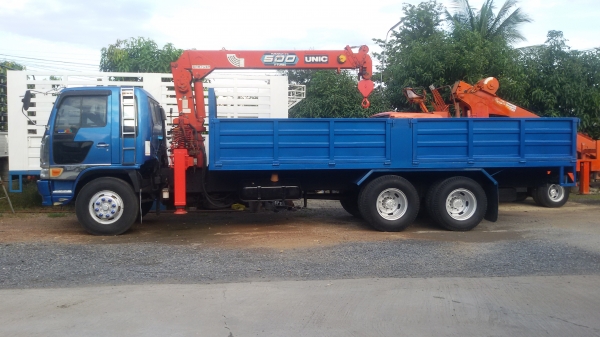 .HINO.FL1J-เครื่อง.JO8C.เครนยูนิค.5ตัน.4ปลอก.ท้องV.ช่วงยาว.7,50เมตร.สภาพสวย.พร้อมใช้.ราคา.1,385,000.บ