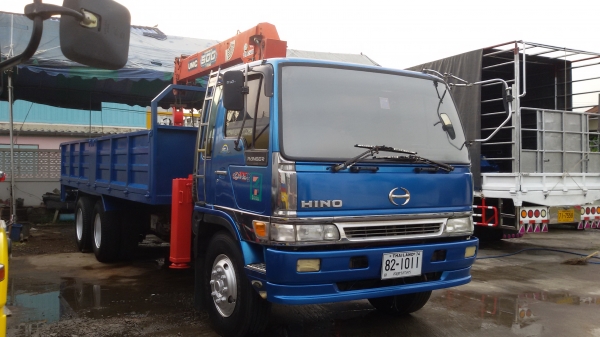 .HINO.FL1J-เครื่อง.JO8C.เครนยูนิค.5ตัน.4ปลอก.ท้องV.ช่วงยาว.7,50เมตร.สภาพสวย.พร้อมใช้.ราคา.1,385,000.บ