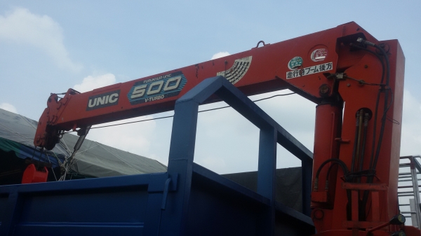 .HINO.FL1J-เครื่อง.JO8C.เครนยูนิค.5ตัน.4ปลอก.ท้องV.ช่วงยาว.7,50เมตร.สภาพสวย.พร้อมใช้.ราคา.1,385,000.บ